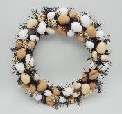 Neutral Easter Egg Wreath detail page